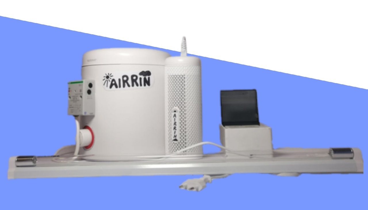 Оборудование для баланса сухого и влажного воздуха в помещении с бактерицидным действием «Airrin» («Эйрин»)